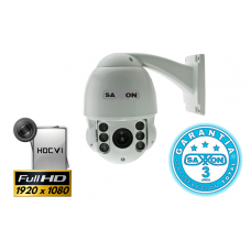 SAXXON DMZ10806S - CAMARA PTZ / HDCVI 1080P / 2 MP / ZOOM 10X / IR 60M / 128 PRESETS / IP66 / MENU OSD/ METALICA